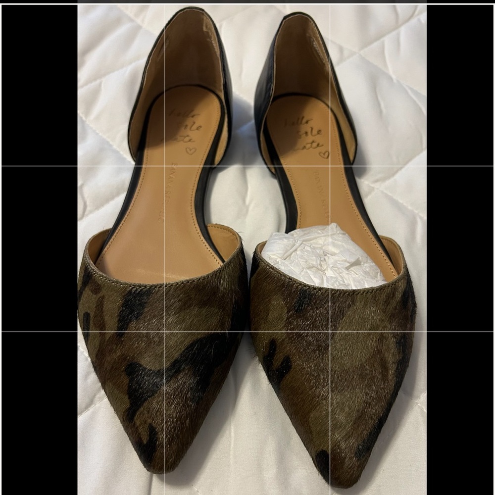 Banana Republic D’Orsay Camo Print Flats
